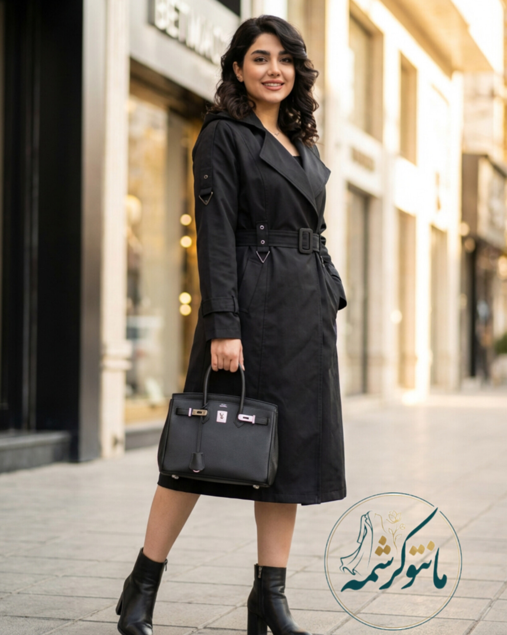 بارانی کلاهدار یاس